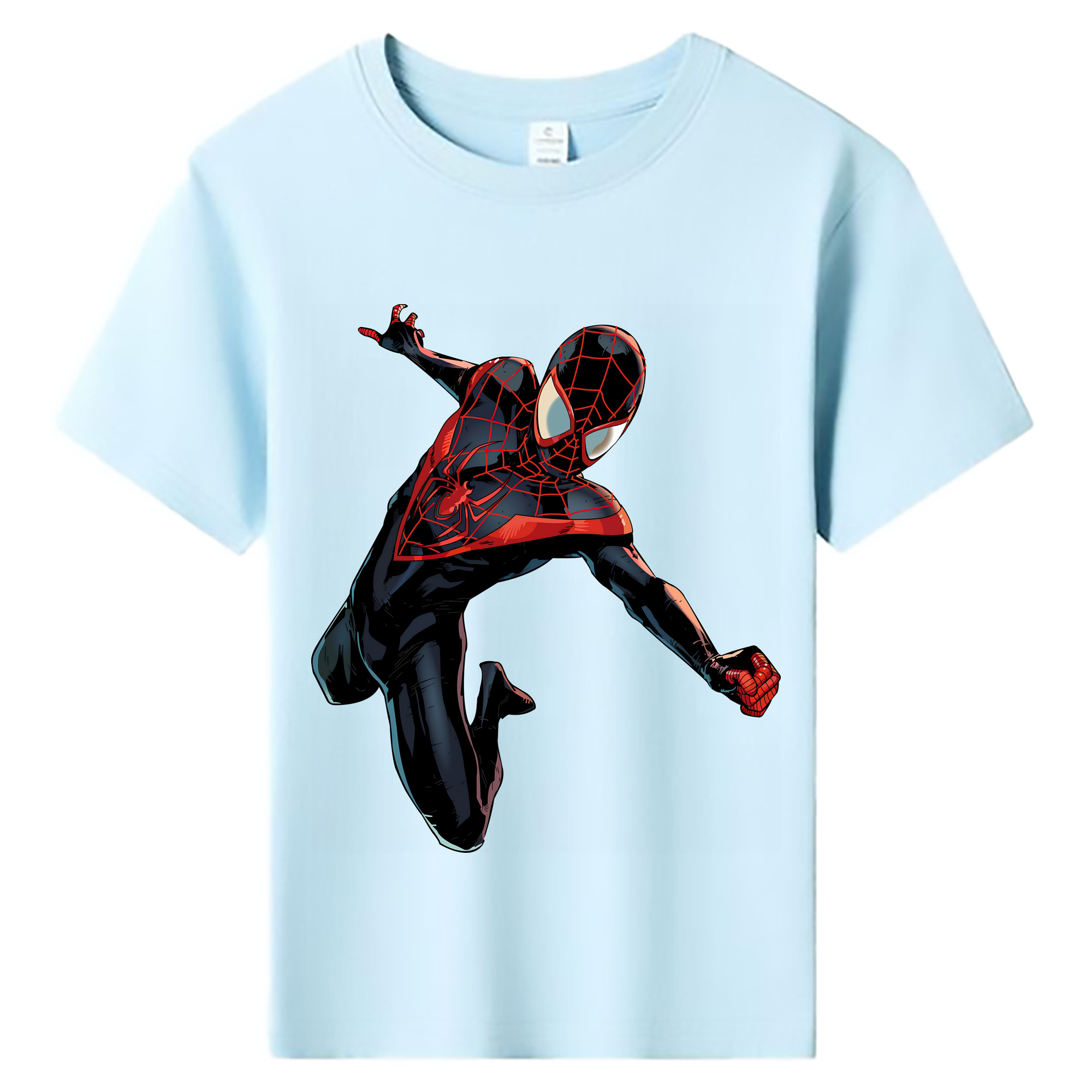 （画像用） Spider Man スパイダーマン 綿100％キッズTシャツ（フロントプリント）